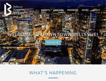 Tablet Screenshot of bellevuedowntown.com